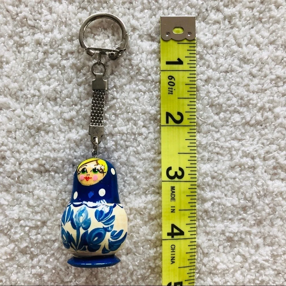 Matryoshka doll keychain, new